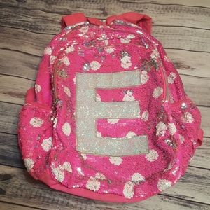 justice sequin backpack
